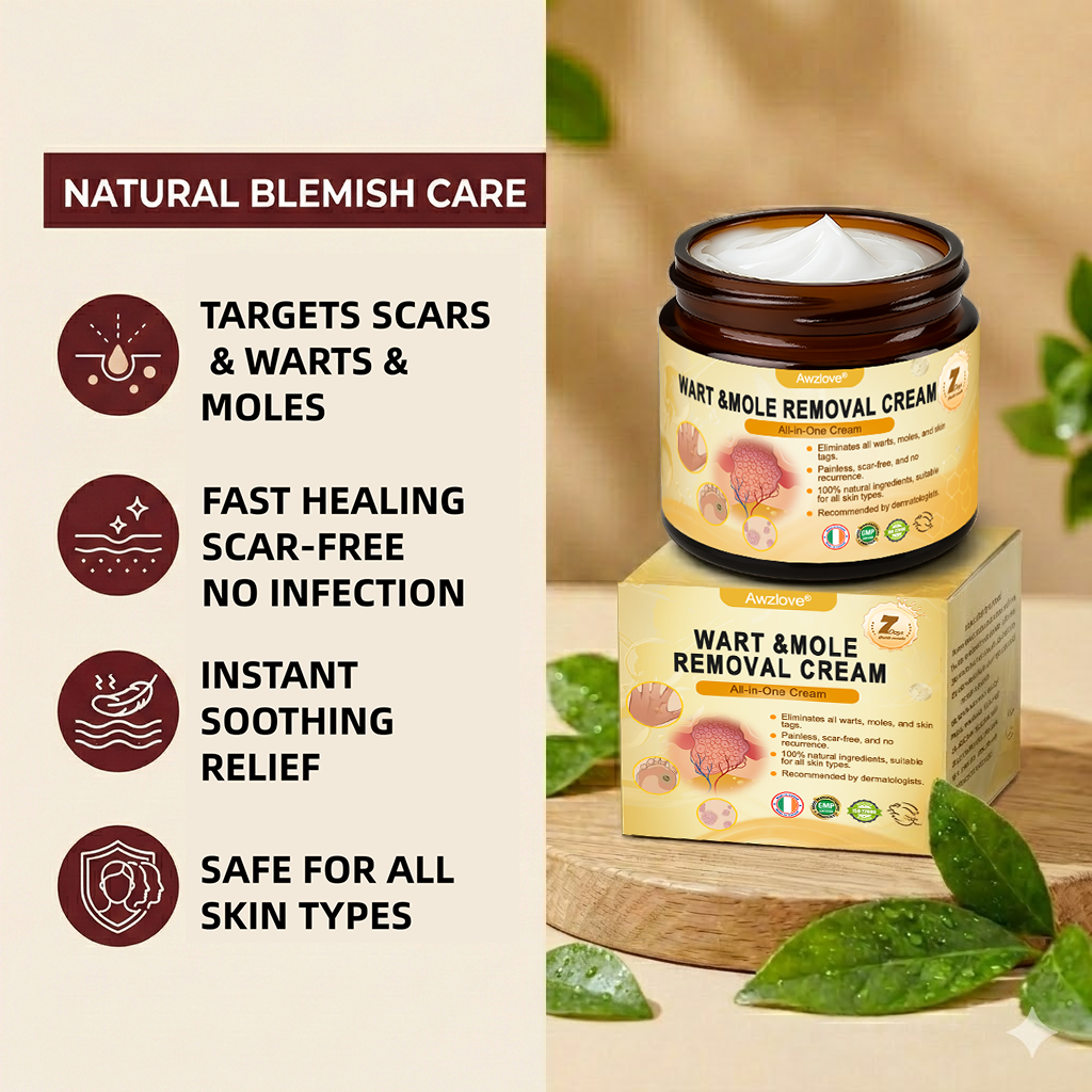 🇮🇪 Made and Shipped from Ireland ✅Awzlove® Wart &Mole Removal All-in-One Cream💫