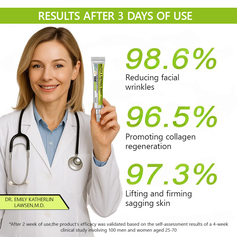 👩‍⚕️Made and shipped from IE ✅Healrize® Botox & Vita-A Retinol Shot Wrinkle-Lift Tightening cream - Last Day Promotion 70% OFF 🏆