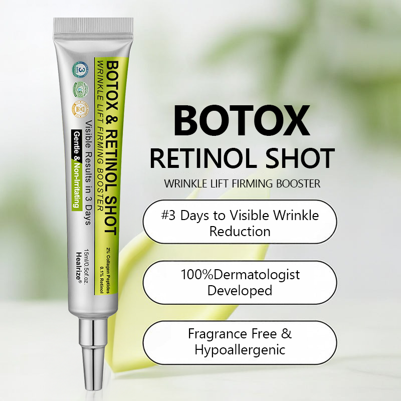 👩‍⚕️Made and shipped from IE ✅Healrize® Botox & Vita-A Retinol Shot Wrinkle-Lift Tightening cream - Last Day Promotion 70% OFF 🏆