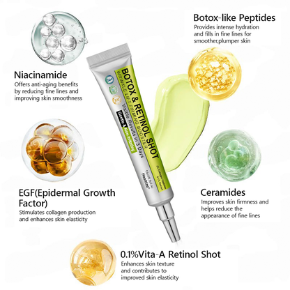👩‍⚕️Made and shipped from IE ✅Healrize® Botox & Vita-A Retinol Shot Wrinkle-Lift Tightening cream - Last Day Promotion 70% OFF 🏆