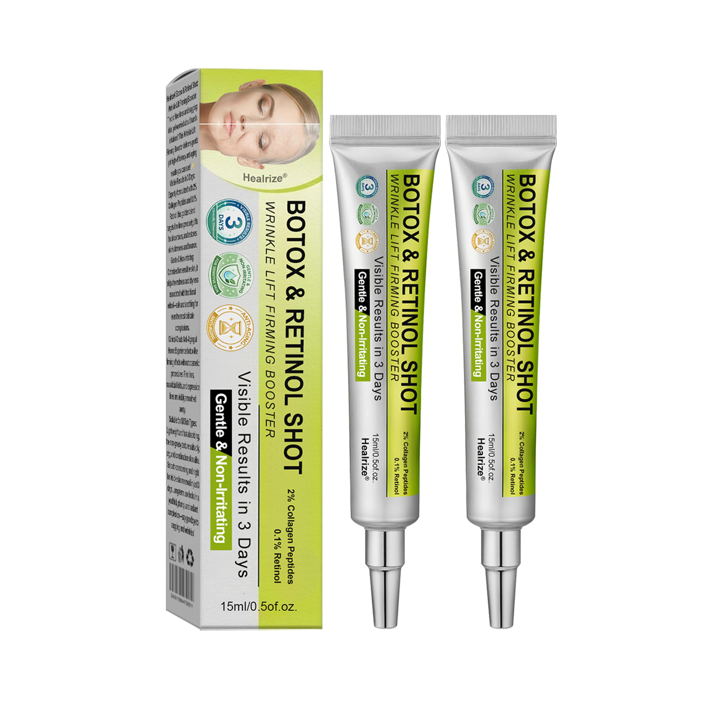 👩‍⚕️Made and shipped from IE ✅Healrize® Botox & Vita-A Retinol Shot Wrinkle-Lift Tightening cream - Last Day Promotion 70% OFF 🏆