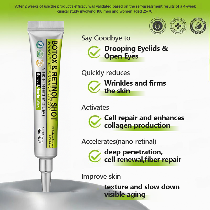 👩‍⚕️Made and shipped from IE ✅Healrize® Botox & Vita-A Retinol Shot Wrinkle-Lift Tightening cream - Last Day Promotion 70% OFF 🏆