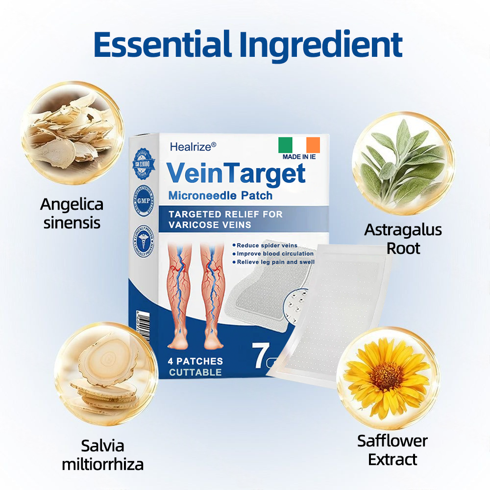 𝗛𝗲𝗮𝗹𝗿𝗶𝘇𝗲® 𝗩𝗲𝗶𝗻𝗧𝗮𝗿𝗴𝗲𝘁 𝗠𝗶𝗰𝗿𝗼𝗻𝗲𝗲𝗱𝗹𝗲 𝗣𝗮𝘁𝗰𝗵🌾🥬𝗜𝗻𝘀𝘁𝗮𝗻𝘁 𝗥𝗲𝗹𝗶𝗲𝗳, 𝗟𝗼𝗻𝗴-𝗧𝗲𝗿𝗺 𝗥𝗲𝘀𝘂𝗹𝘁𝘀✅🇮🇪